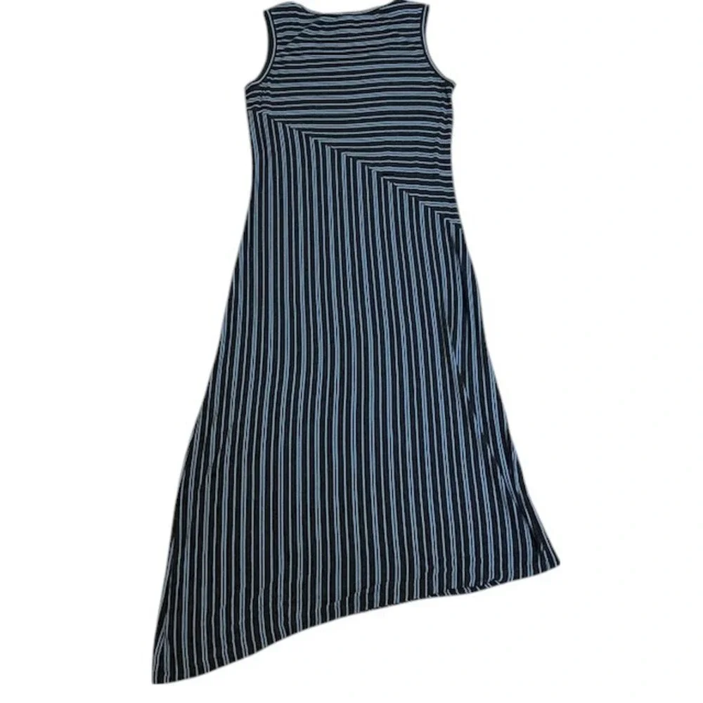 CAbi 5796 Striped Maxi Dress Sleeveless Casual Summer Tank‎ Dress Size Med
